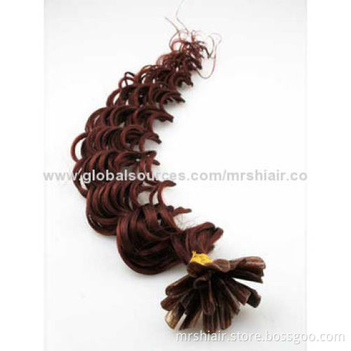 20-inch Deep Wave Indian U-Tip Hair Extensions